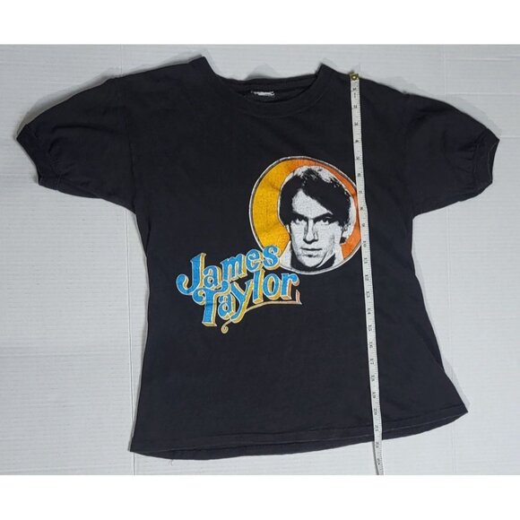 Vintage James Taylor Graphic T-Shirt Rare Concert 1977 JT - Picture 5 of 6